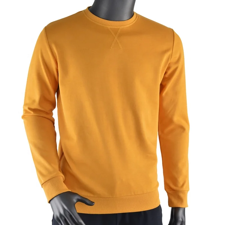 Wholesale custom mens crewneck autumn pullover style plain sweatshirt