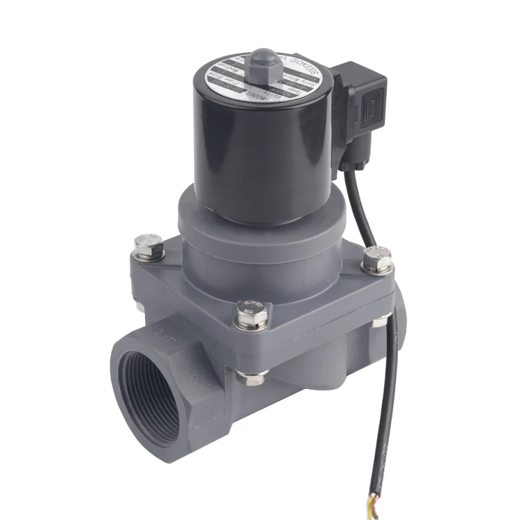 NingBo Customized Normally Closed Anti-corrosive Solenoid Valve DN15~50 Piston Diaphragm Solenoid Valve For Corrosive Fluids