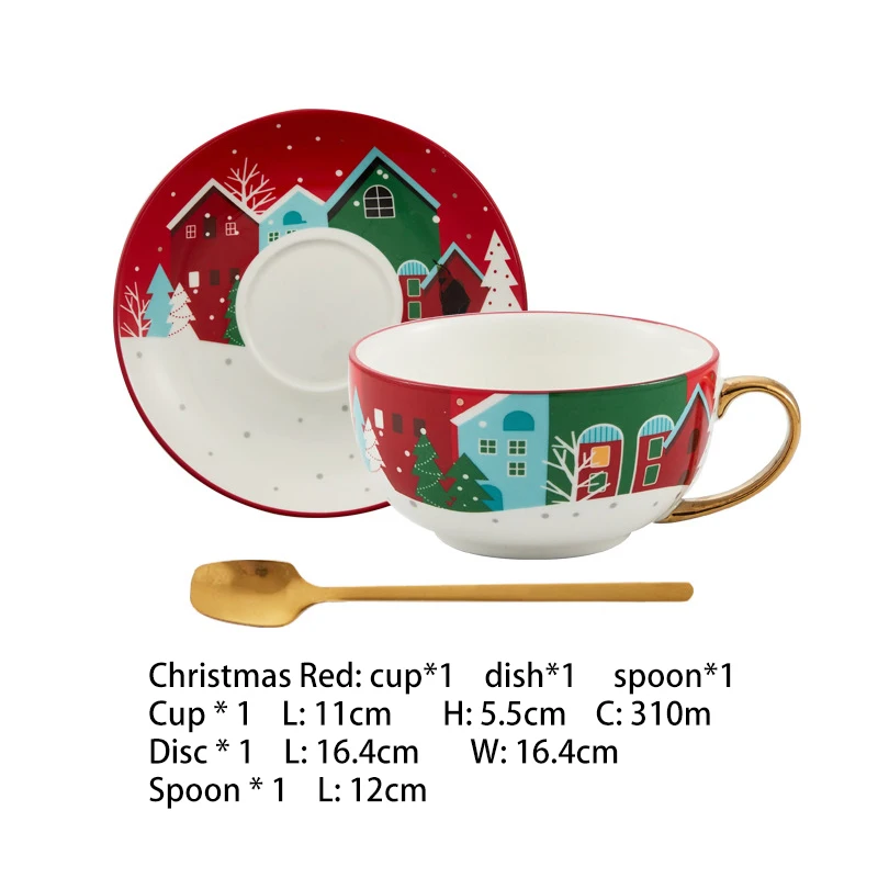 porcelain tea pot with cups tea for one set coffee cup and saucer with spoon