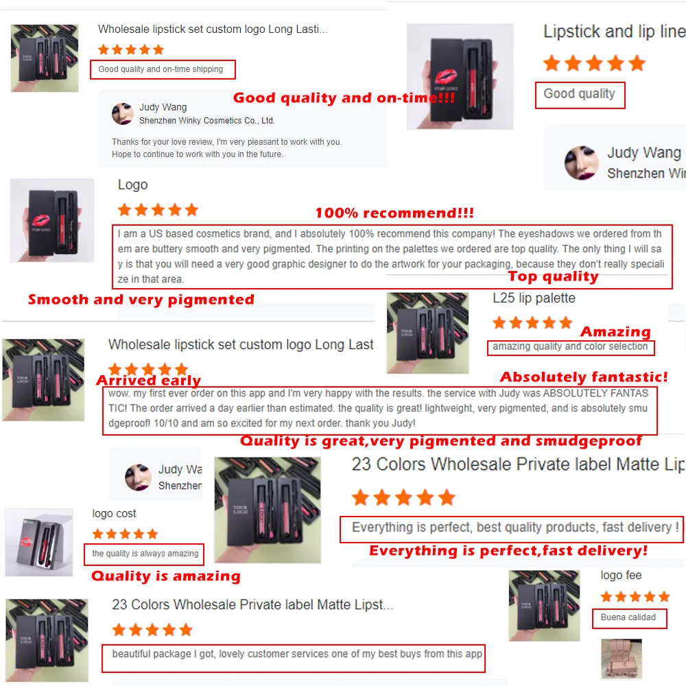 Lipstick And Lip Liner Set Makeup Lipliner Set Long Lasting Lipstick Creamy Lip Liner Private Label Matte Liquid Lipstick Kit