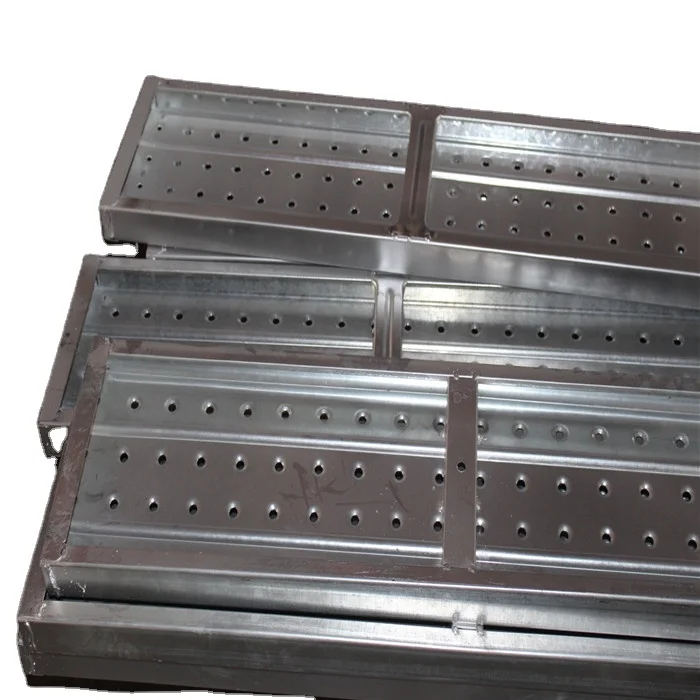 Scaffolding Metal Plank 210mm x 45mm x1.2mm x 3mtr Construction Usage Outdoor Work Platforms Scaffolds Supply