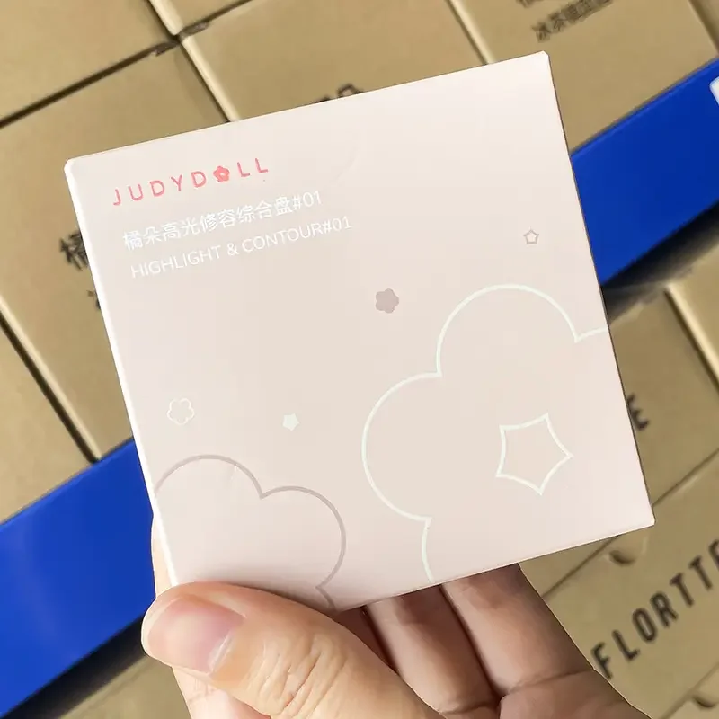 Judydoll highlighter Palette contour artistic multi-role makeup tray 4 colors highlighter powder highlighting