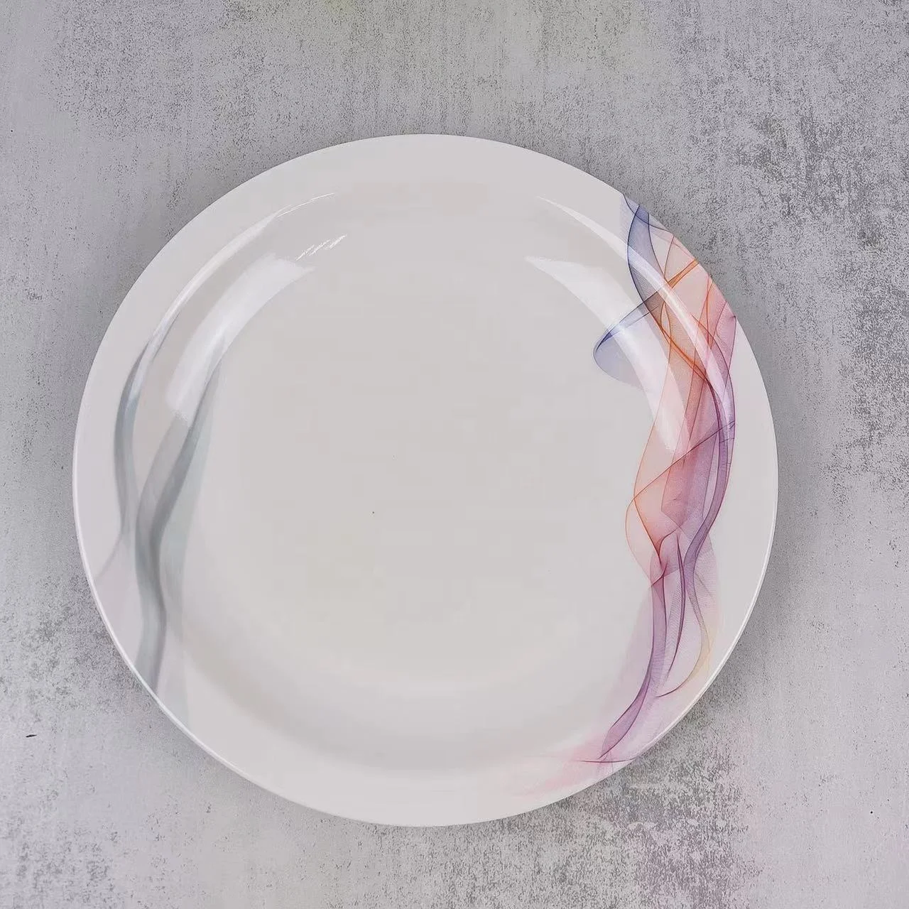 Cheap price good quality Custom melamine dinner plate  wholesale