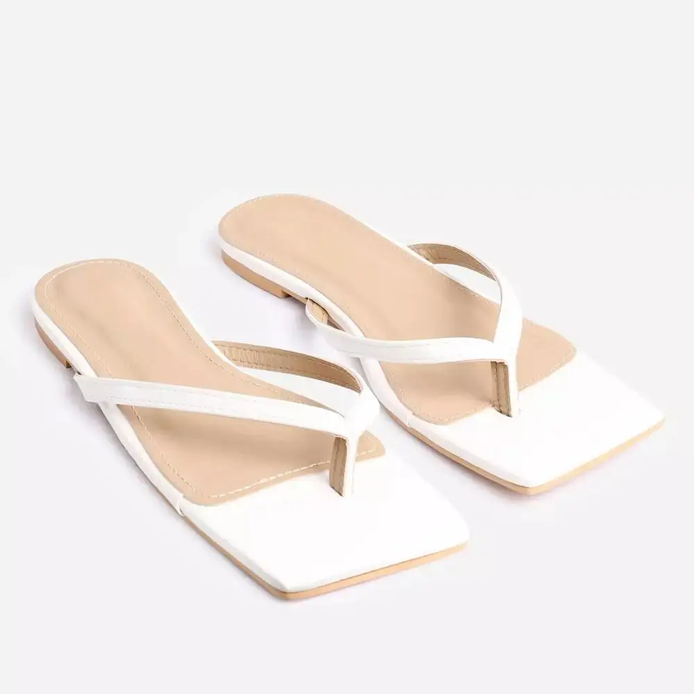 Woman sandals shoes summer flat designer flat sandals flat flip flop sandal