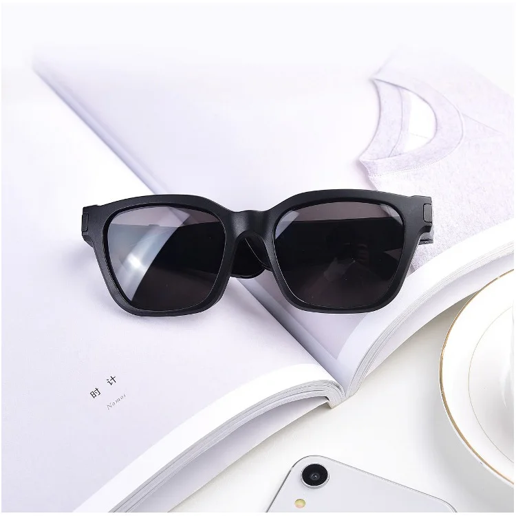 Smart Sunglass Lenience Optics Framework Magnetism Charging UV Radiation Microphone Safety Glasses Headset Party AI Glasses