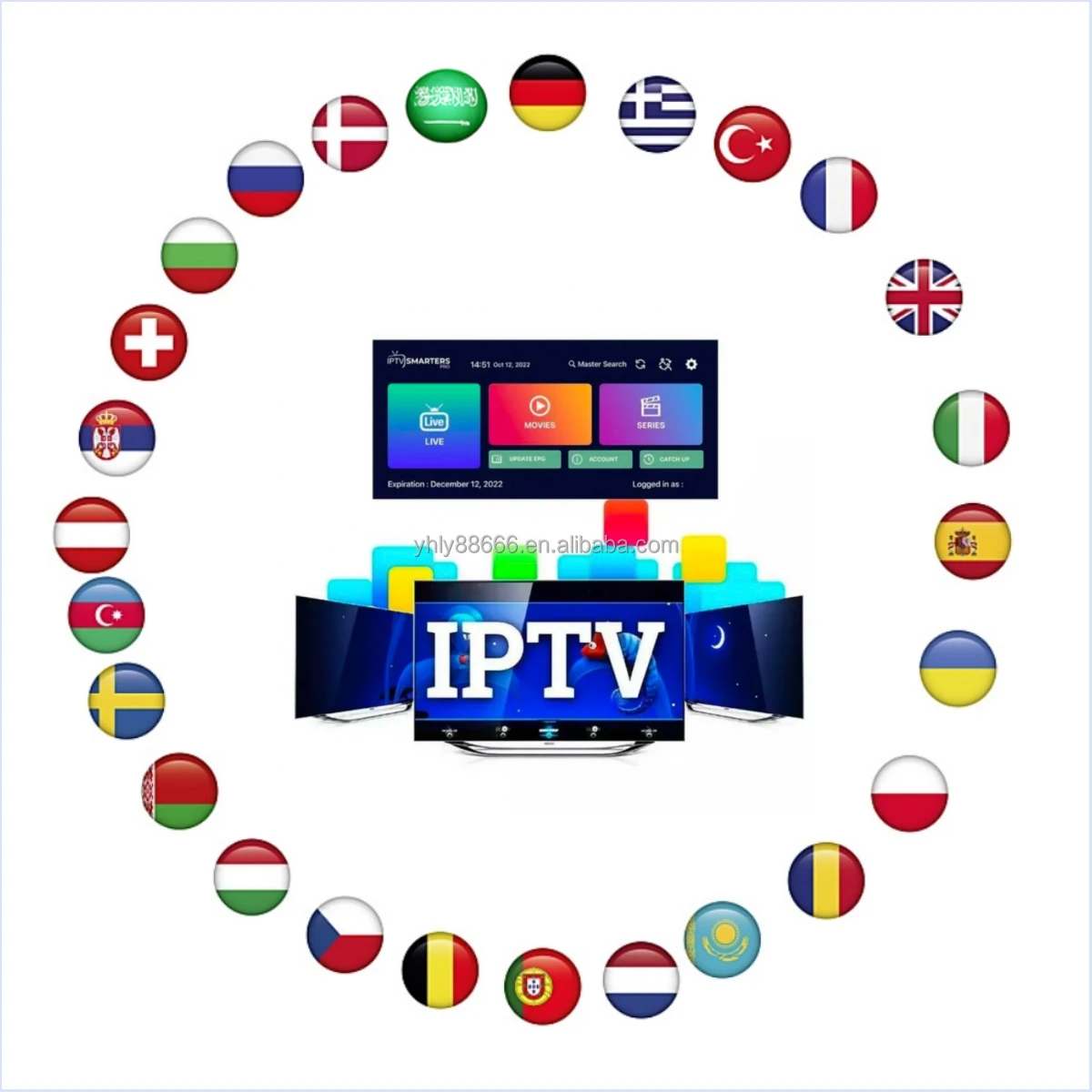 4K strong iptv 12 месяцев подписка реселлер панель Италия Испания код m3u Европа ТВ бокс бесплатный тест abonnement espana Франция xxx