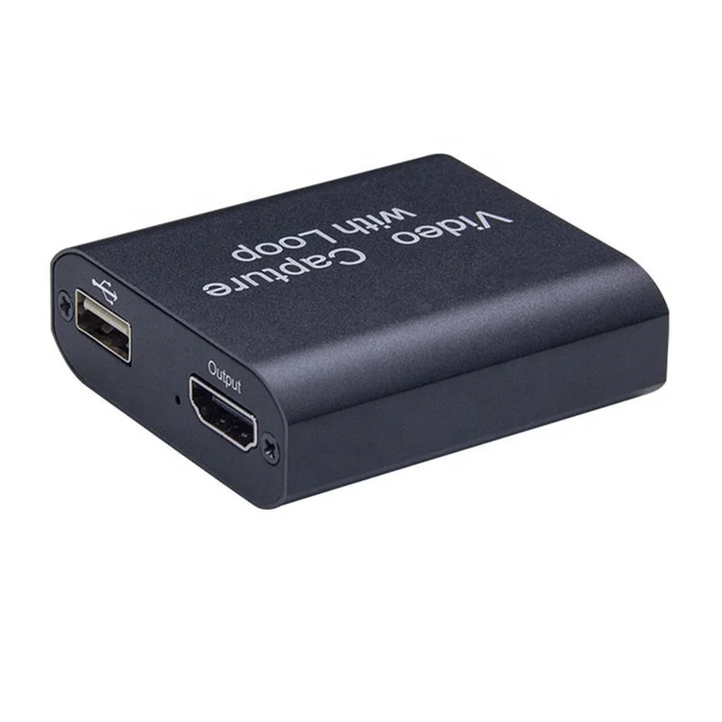 Manufacturer HD video capture card 4K usb2.0 HD game live capture box driver-free capturer