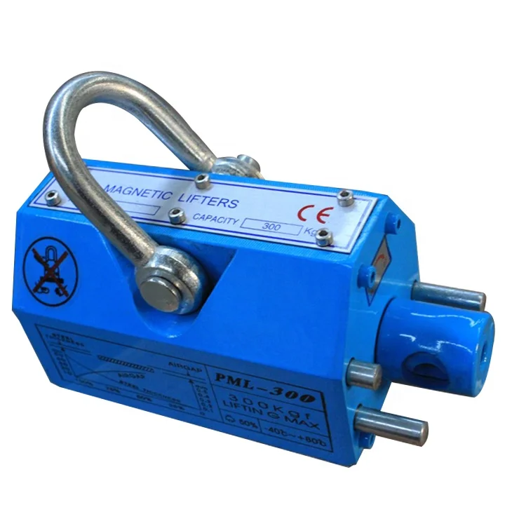 Manufacturer 100kg,400kg,600kg,1t,2t,3t,5t permanent magnetic lifter, steel plate lifting magnets