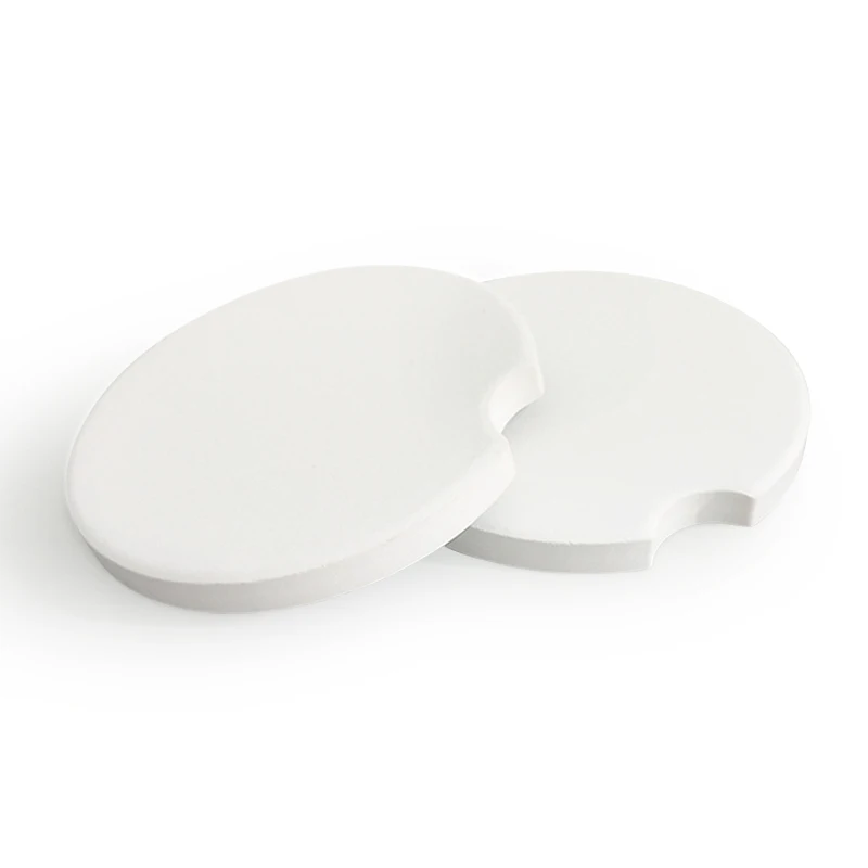 China warehouse in stock DIY Sublimation Blank Custom  6.5CM ceramic cup mug coaster