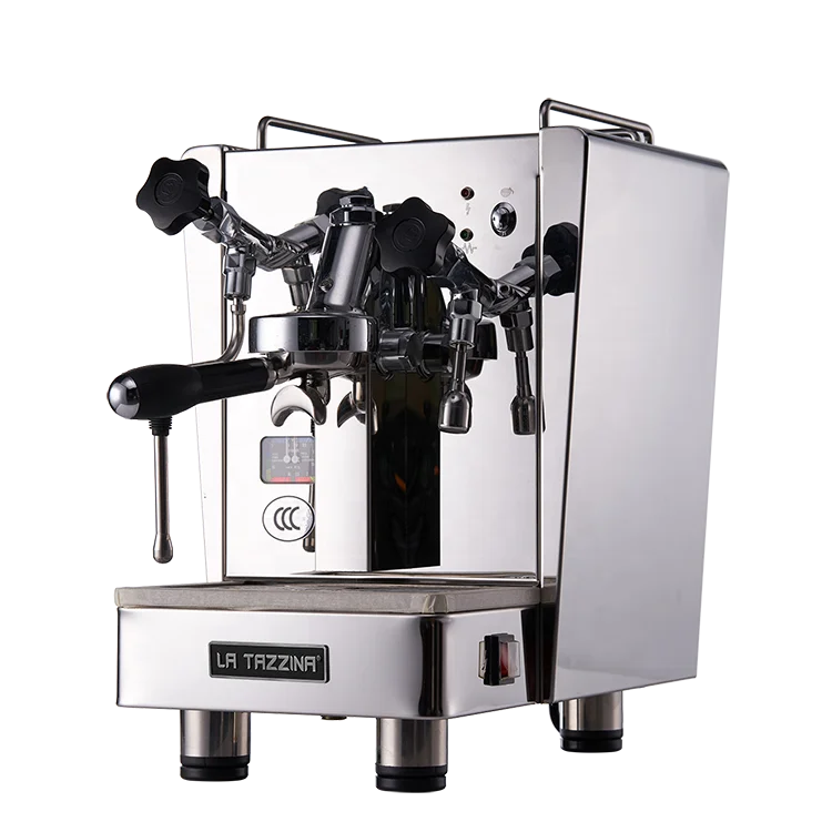 Italian Semi Automatic Milk Coffee Machine Commercial Maker Manual Control