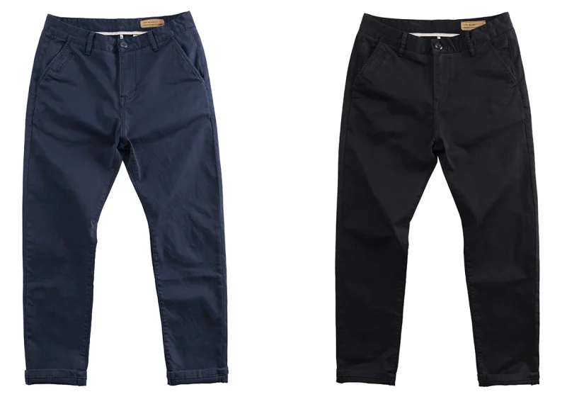 100% Cotton Mens Chino Manufacturer Mens Khaki Chino Pants Mens Slim Chino