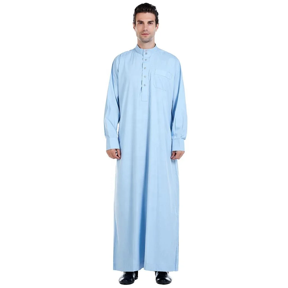 Men Muslim Middle East Saudi Arabia prayer robes men abaya clothes Muslim robes