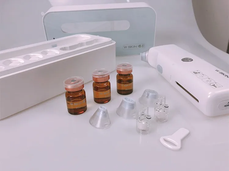 NV-W100 Китай рынок новые мини гидро лица дермабразия дропшиппинг USB зарядка 4 головки для удаления угрей