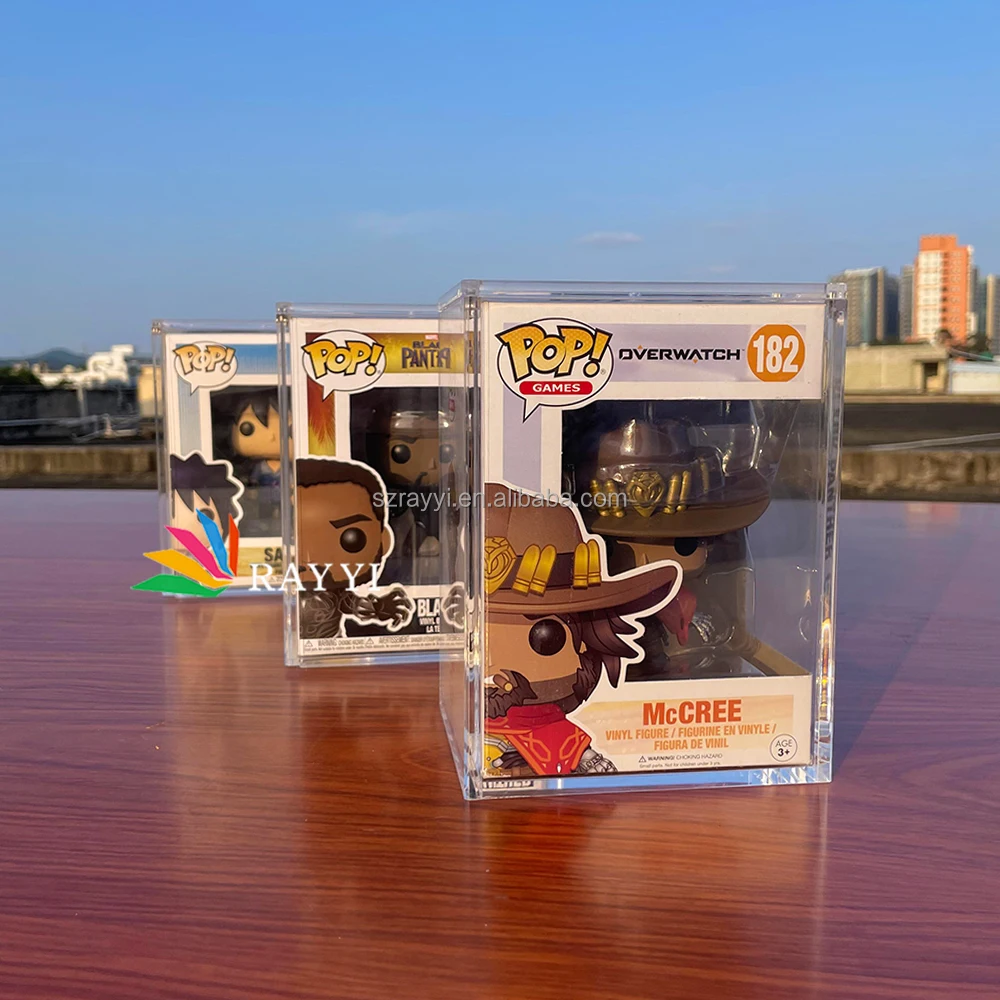 Производитель RAY YI Твердый акриловый протектор Funko Pop с магнитным уплотнением