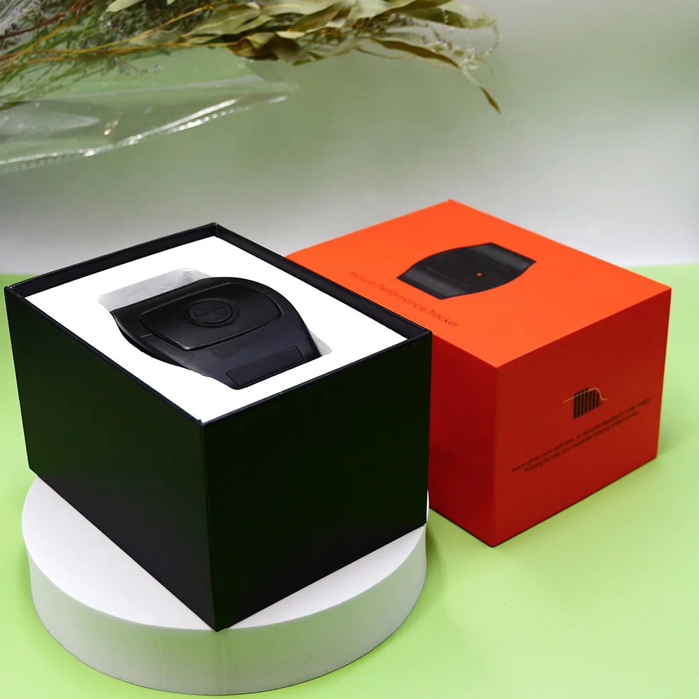 Custom Lid And Base Deep red Printing Cardboard Watch Paper Box And Mobile phone Box Packaging