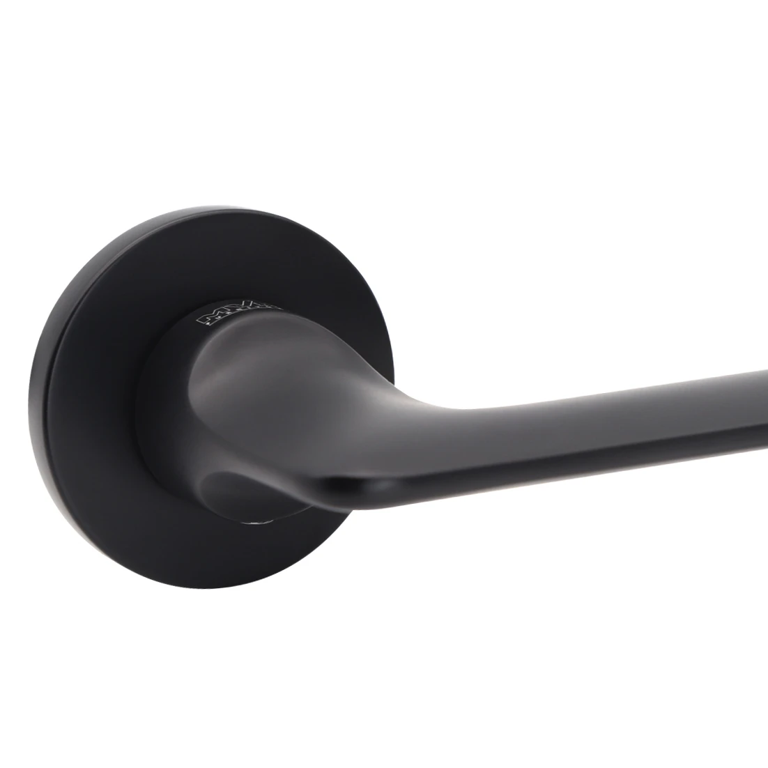 Manufacture Zinc Interior Door Handle Round Rosette Flat Handle Design High Quality Wenzhou MVM Hardware OEM