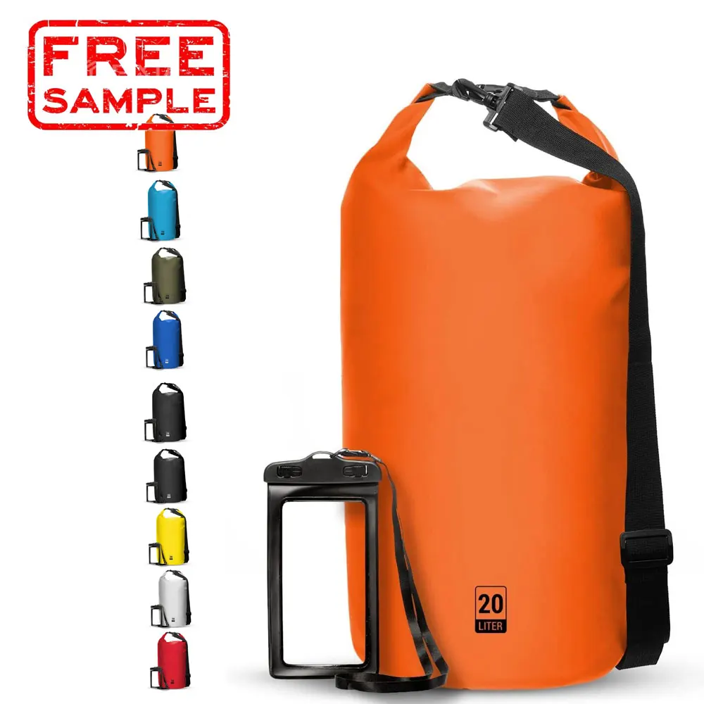 Waterproof Dry Bag - Roll Top Dry for Kayaking Beach Rafting Boating Hiking Camping Fishing backpack with Waterproof Phone Case