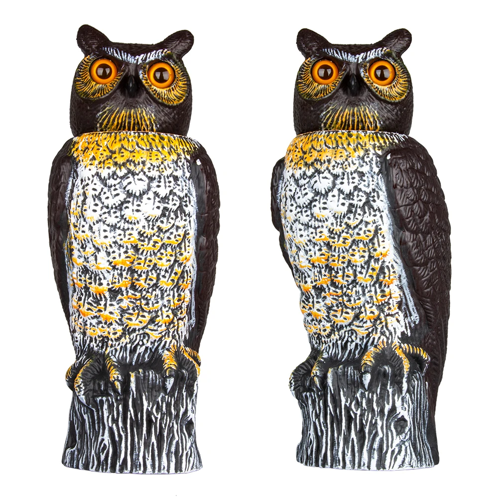 NBBX Solar Animals Repeller Owl Scarer Bird  Repellent Motion Activated Sprinkler Water Bird Repeller Animal Deterrent Sprinkler