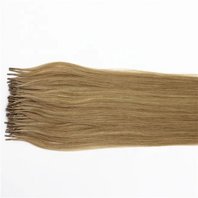 Highest quality Raw Cuticle Aligned hair Double Drawn I Tip Human Hair Extension Keratin