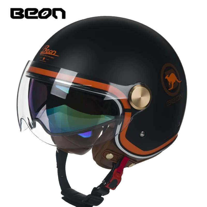 New Arrival B120 Helmet Open Face Motorcycle Retro ABS Plastic Material Multiple Colors Painting mtb Helmets Accessories