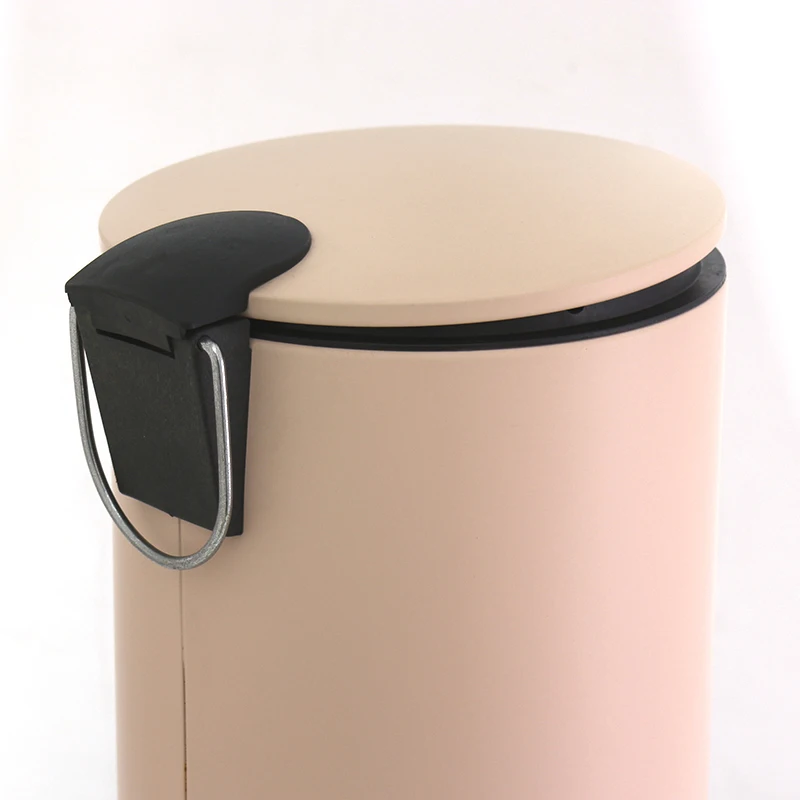 Профессиональное изготовление на открытом воздухе Блестящий Золотой Металл педаль маленькое мусорное ведро для кухни из нержавеющей стали для мусора для ванной комнаты