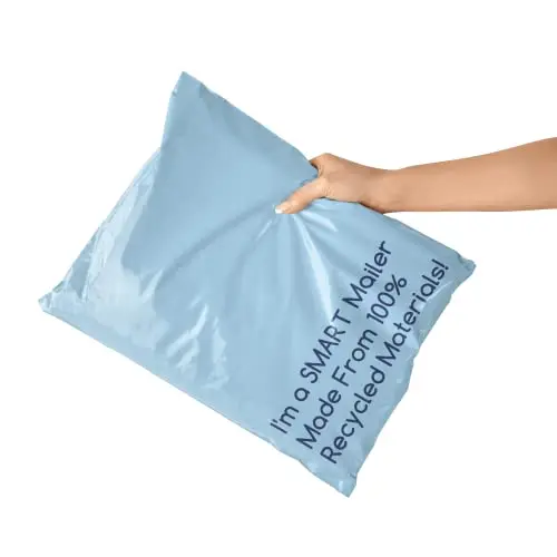 Wholesale Courier Packing Bags Poly Plastic LDPE Parcel Bag Double Tape Adhesive Shipping Mailers Postal Bag Polymailer