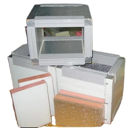 Double Sided Aluminum Foil 20mm Pf/Phenolic Insulation Foam Duct Panel Of HVAC System