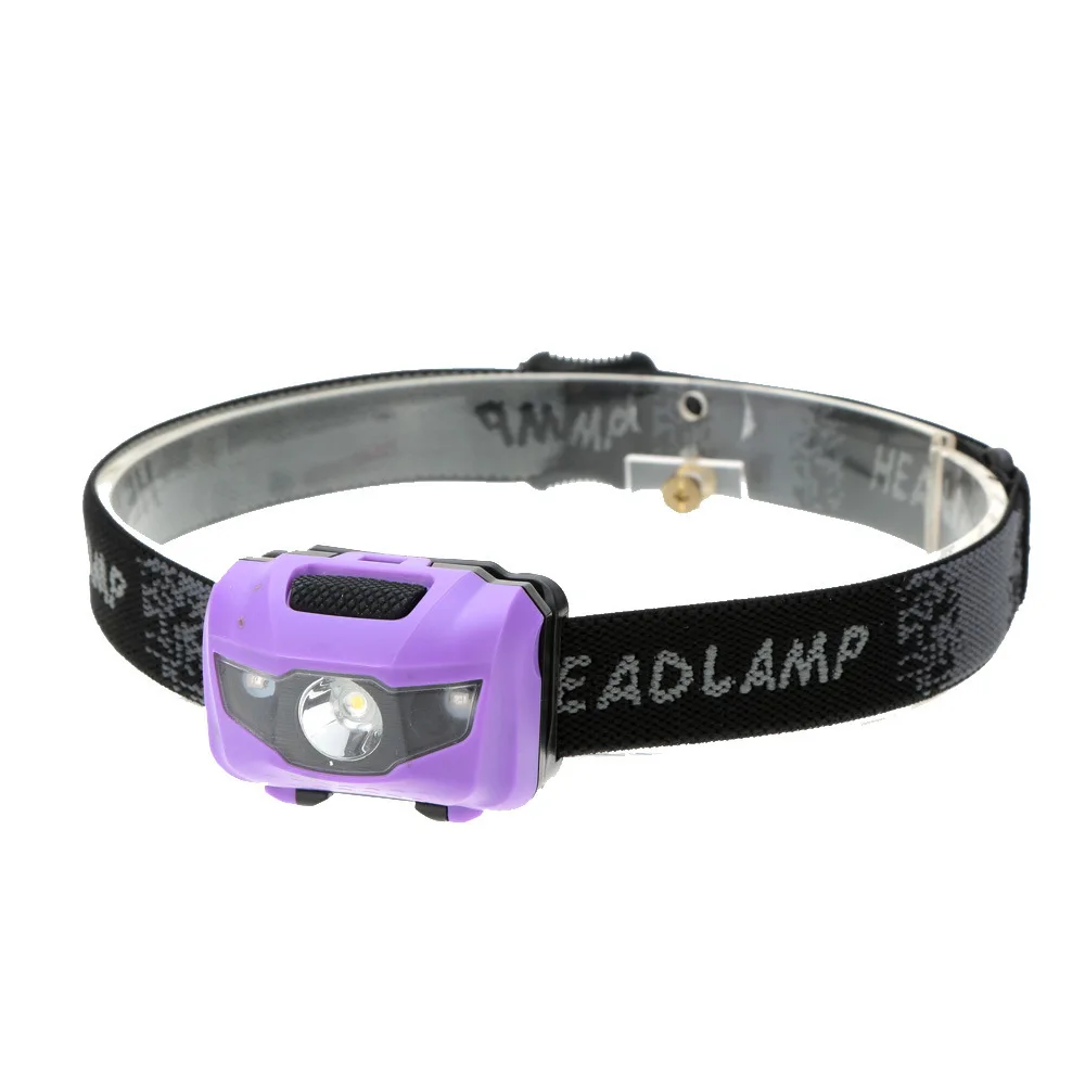 Cross-border new arrival 3 W headlight red light white light outdoor camping light fishing headlight red eye headlight