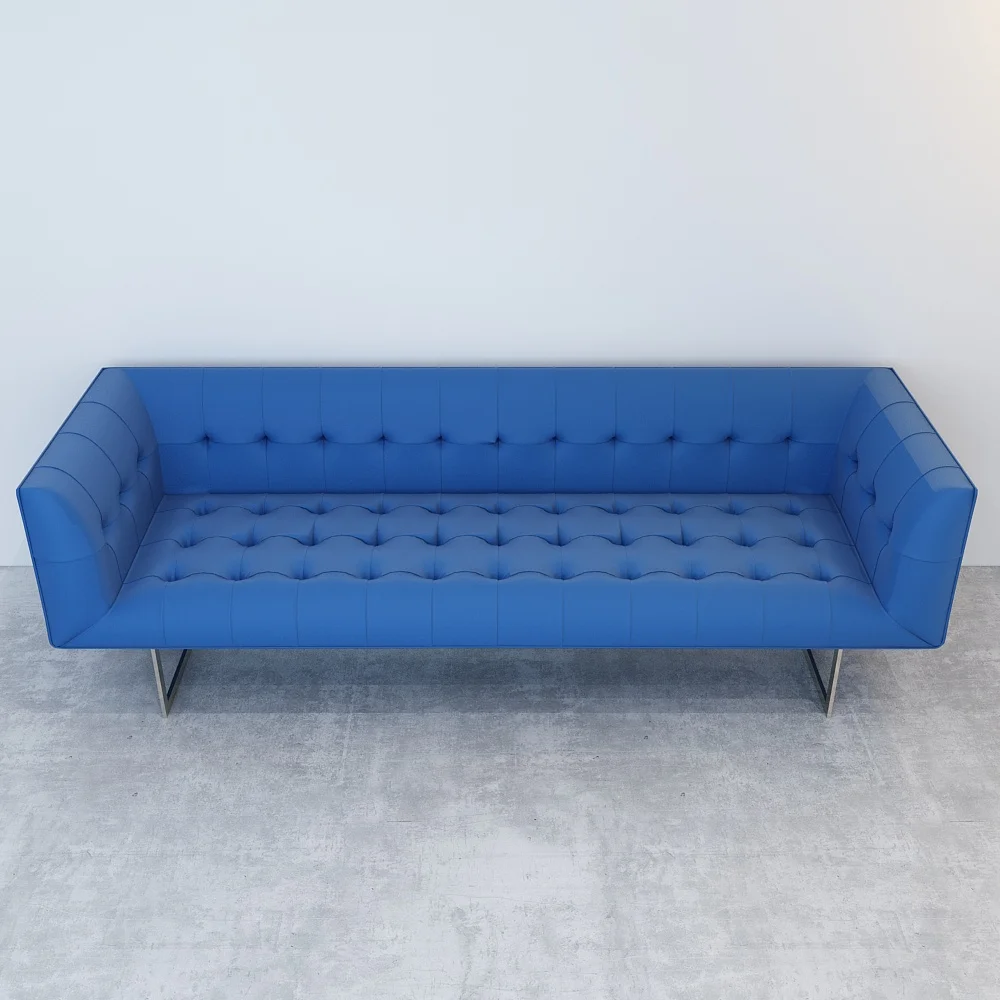 New Design Luxury blue velvet fabric Sofa Furniture living room sofa