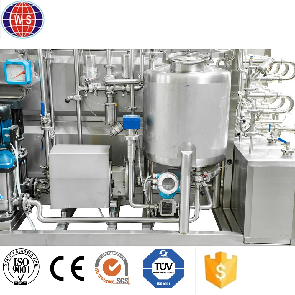 Pasteurization Machine Tunnel  Tube Type Paste Pasteurizer For Juices Milk Production Line