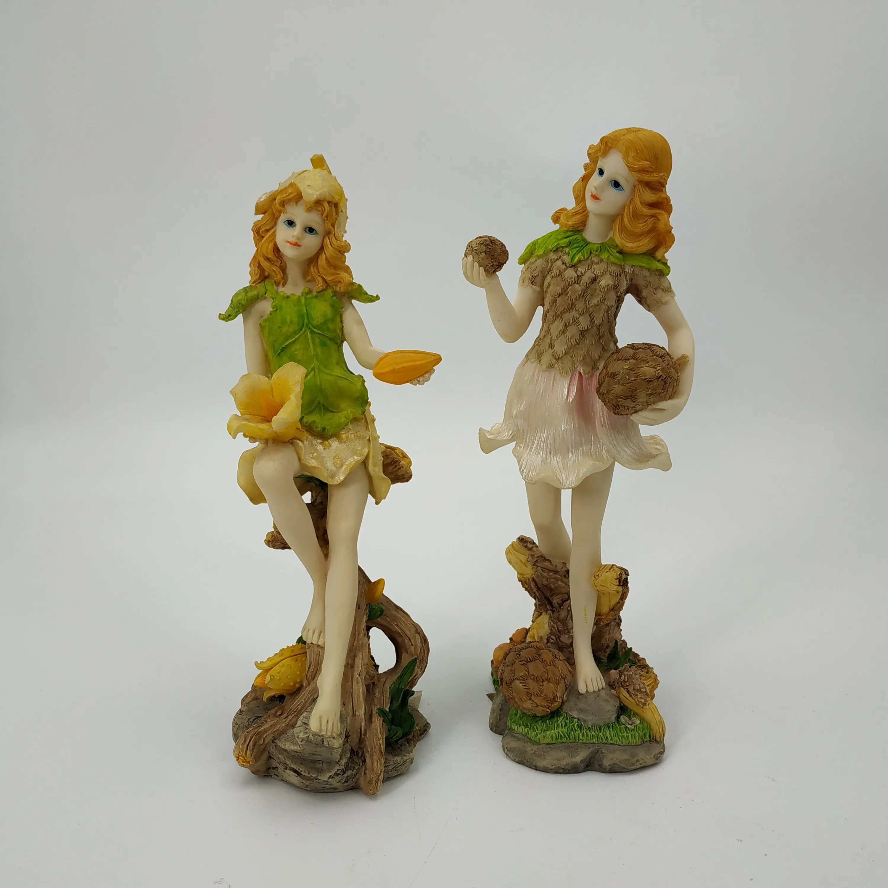 Customized Resin Crafts Fairy Figure 1/72 Polyresin for Home Decoration Dolls Europe SCULPTURE Folk Art 43*29*34 Cm * 6*6*10 Cm