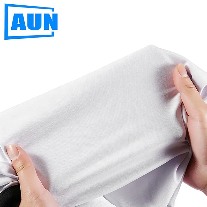 AUN 136 inches Projector Screen for Home Theater 4K 3D Projection Screen Foldable Portable Matte White Screen 16:9