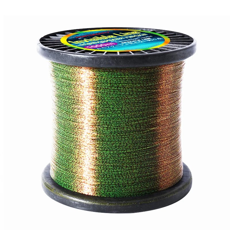 1000M Super Strong Carp Fishing Fishing line 3D Speckle Sinking Thread Fluorocarbon Coated Fishing Line
