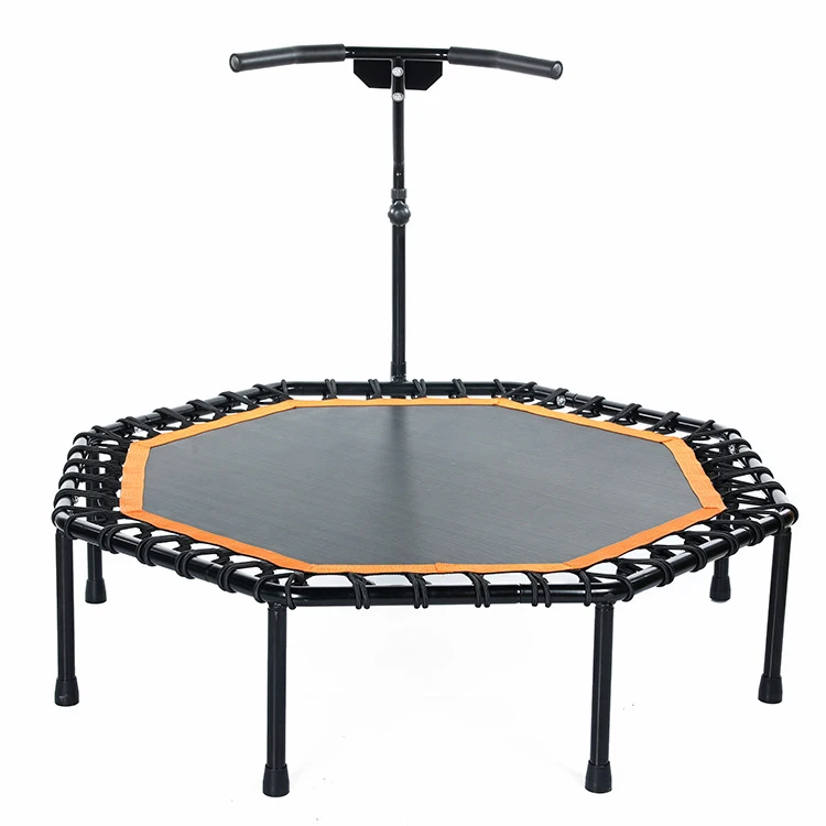 Zoshine Premium Mini Trampoline Indoor Foldable Small Trampoline  Bungee Jumping Kids Adults Trampoline with Handle