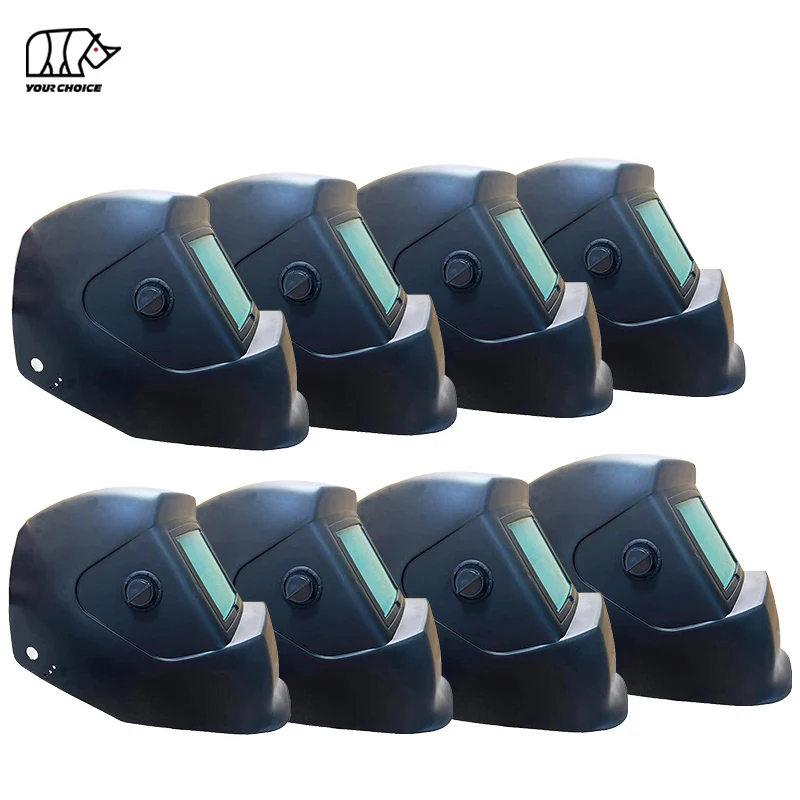 INWELT Wholesale Black PP Full Face Safety Solar Automatic Weld Mask Auto Darkening Welding Helmet for MIG TIG Welding