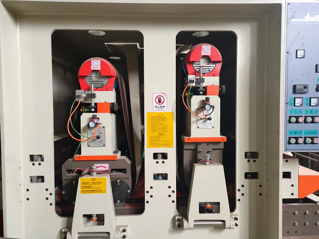 Industrial heavy duty mdf solid wood board door woodworking drum wide belt sander sanding polishing machine