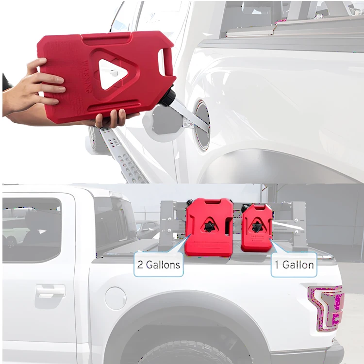 Detachable Spare Plastic  Barrel 3.8L 7.5L 11.3L 1/2/3Gal For Off-Road Vehicles Pick-Up Trucks Suv Water Supply