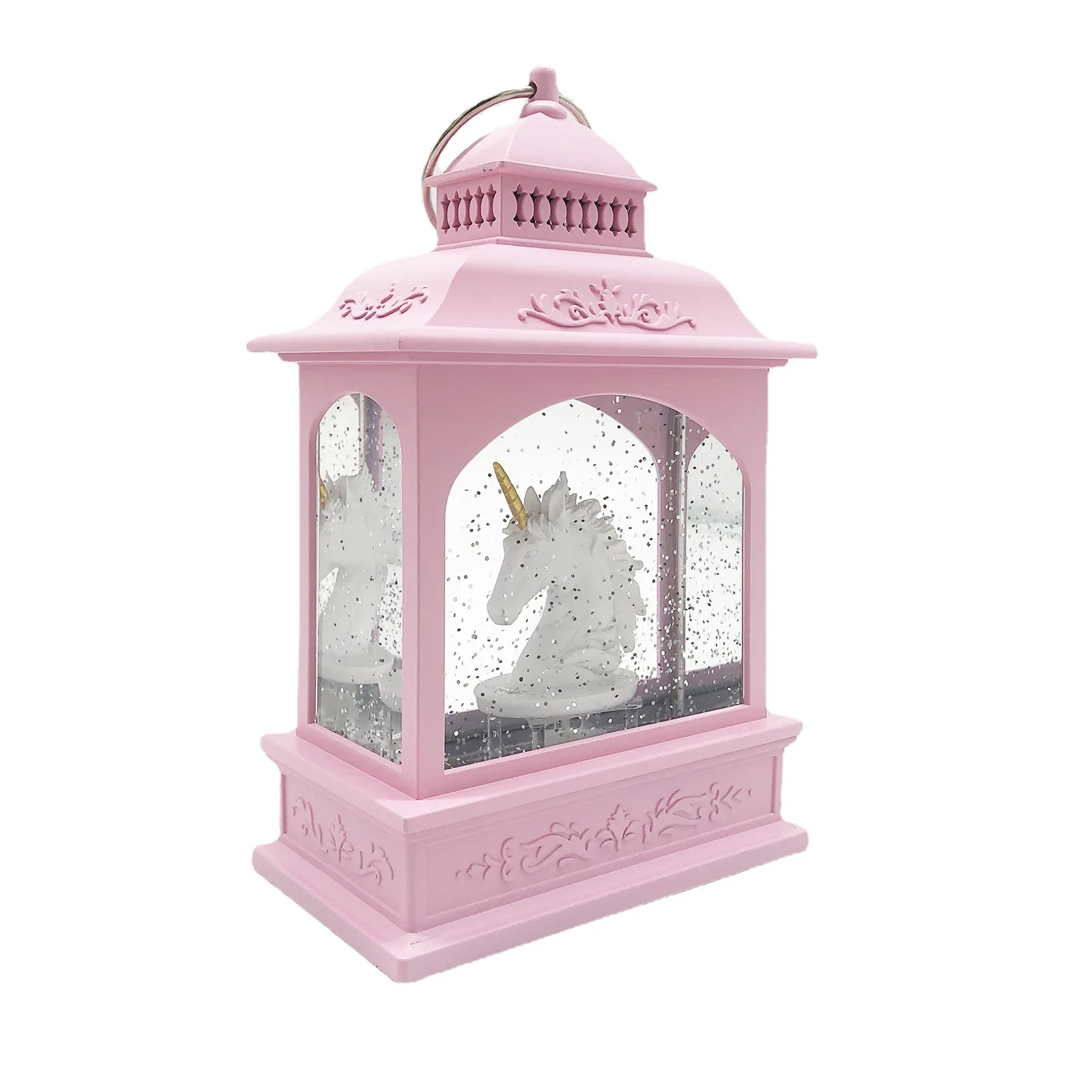 
custom romantic unicorn decoration snowflake crystal ball christmas gift crystal lamp music box 