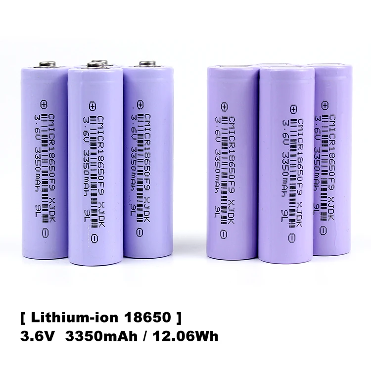 HAKADI 3.7V 3350mah 18650 Lithium-ion Battery Cylindrical Rechargeable Wholesale Electric Bicycles/Scooters USA