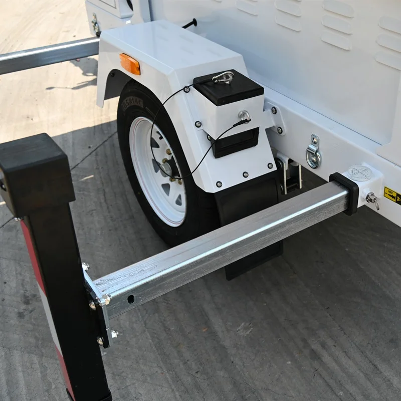Solar Powered Mobile Video Surveillance Tower Solar Video Surveillance Trailer