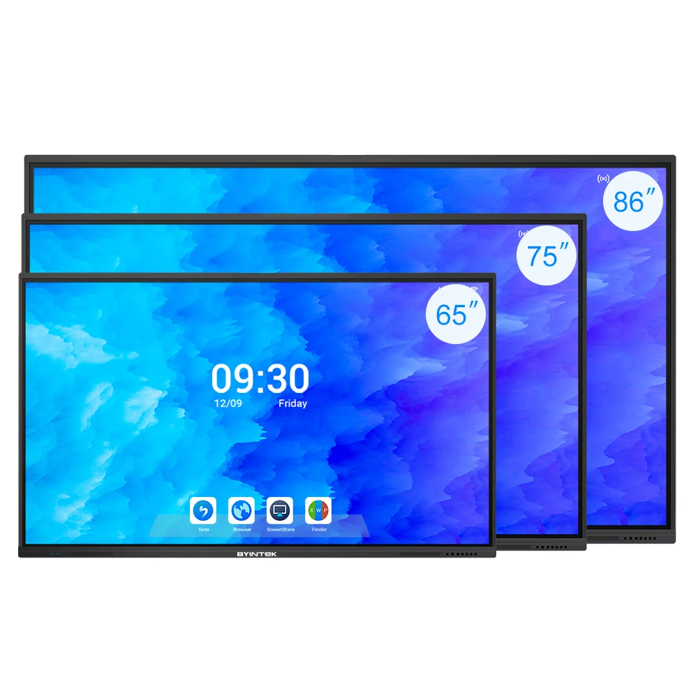 65inch Interact Display Touch Screen Flat Panel Whiteboard Smart Touch Screen Led Digital Interactive Smart Electronic Board