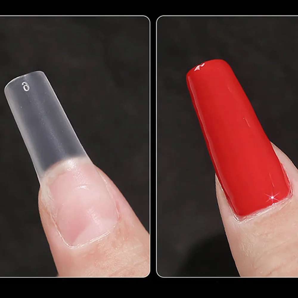 Hanyinails пользовательская этикетка накладные мягкие ногти нажимные акриловые УФ гель клей для