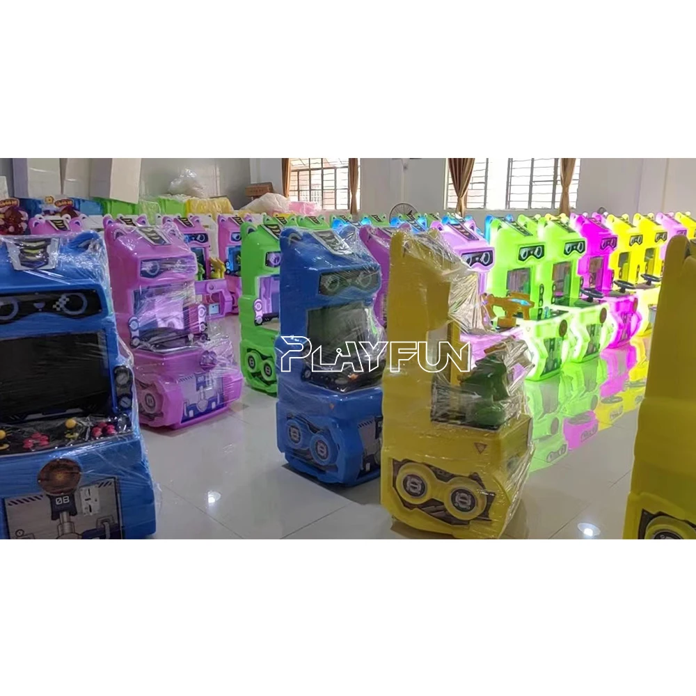 Playfun New Design Coin Operated Arcade Machines Lovely Kids Small Car Racing 19 Lcd Arcade Game Machine