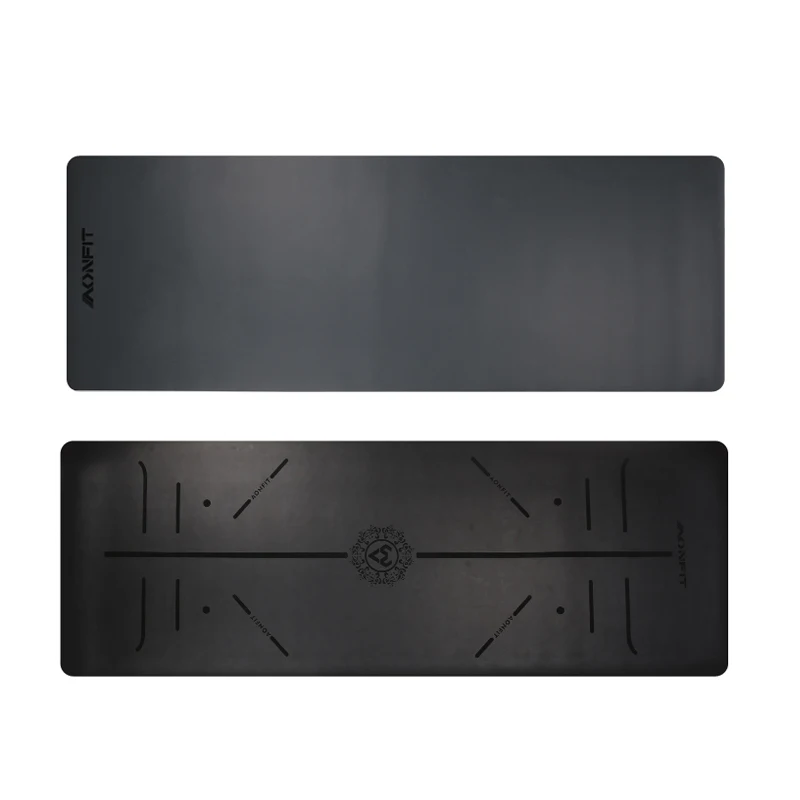 AONFIT hot selling natural polyurethane  yoga mat pu with yoga mat carry bag