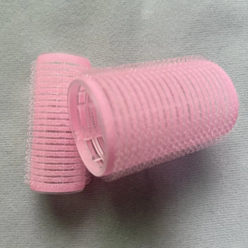 DANSKY Self grip hair roller set 36 pcs Heatless hair curlers and clips 3 Sizes Pink rose red black Hair Rollers in 1 set