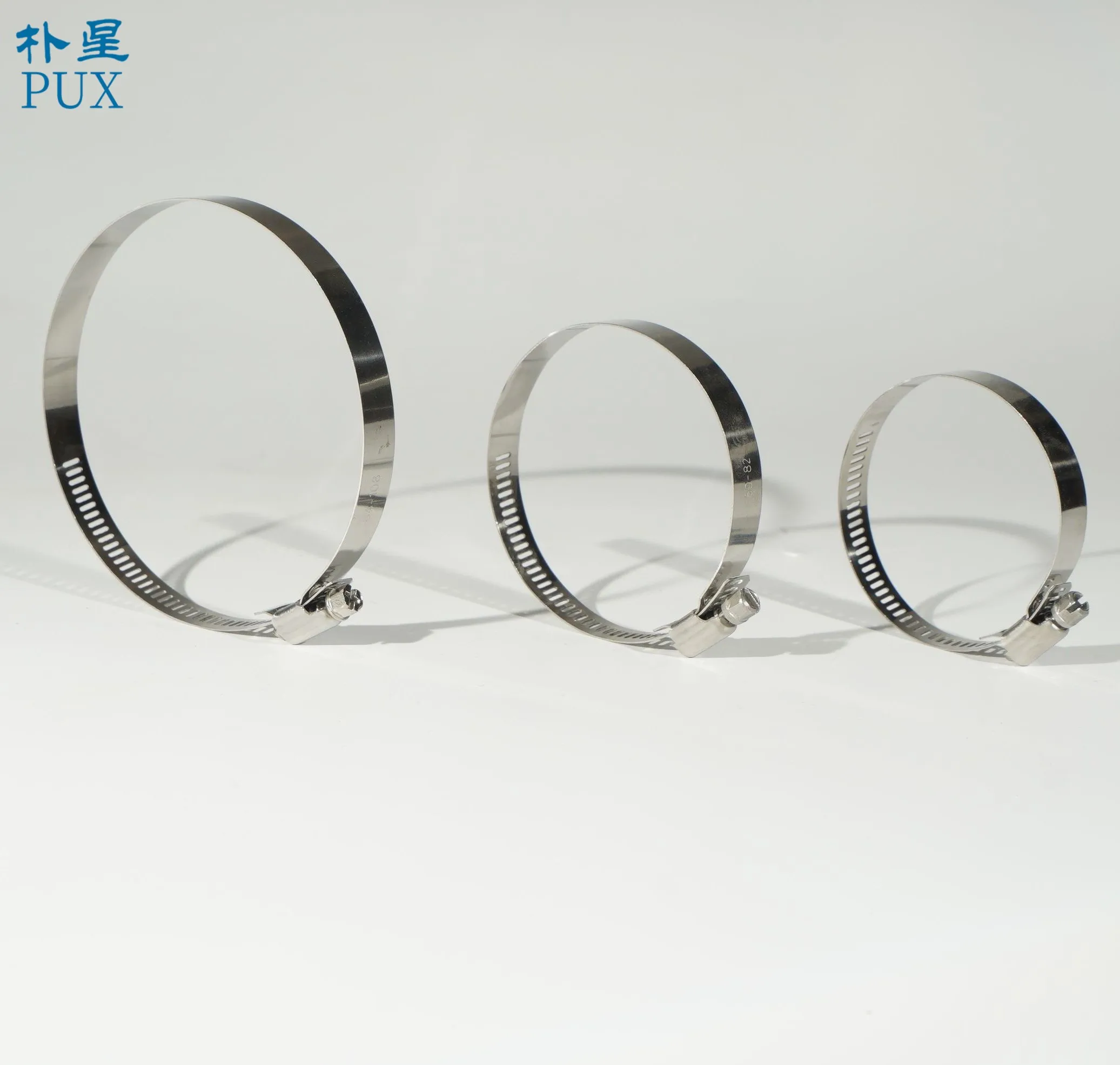 Hose Clamp Clip pipe clip 10-16mm Stainless Steel Tri Clamp Adjustable Fuel Line Pipe radiator Fastener