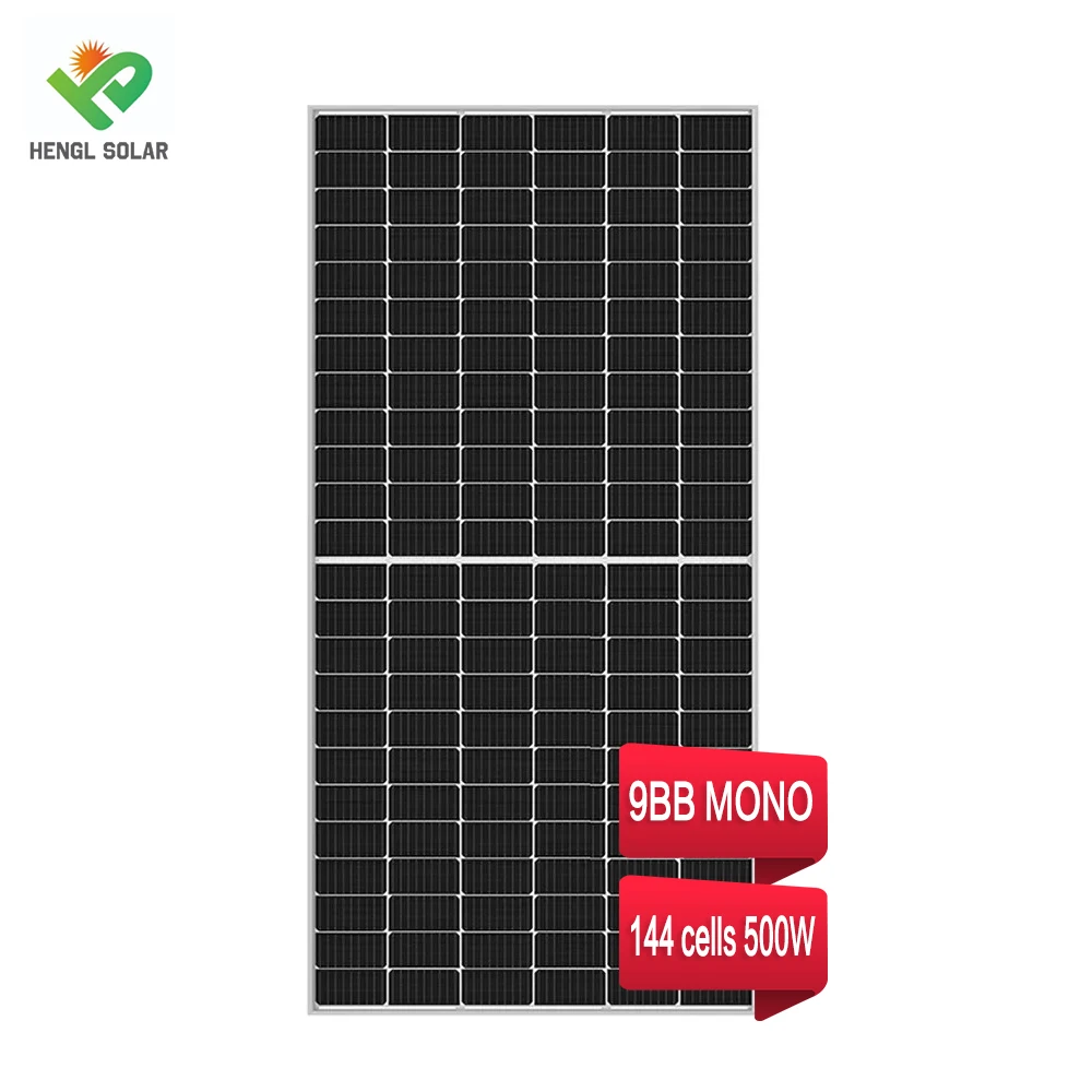 Newest technology LONGI / JA / Risen / HL  solar photovoltaic panels half cell  430w 440w 445w 450w 500w solar panel OEM