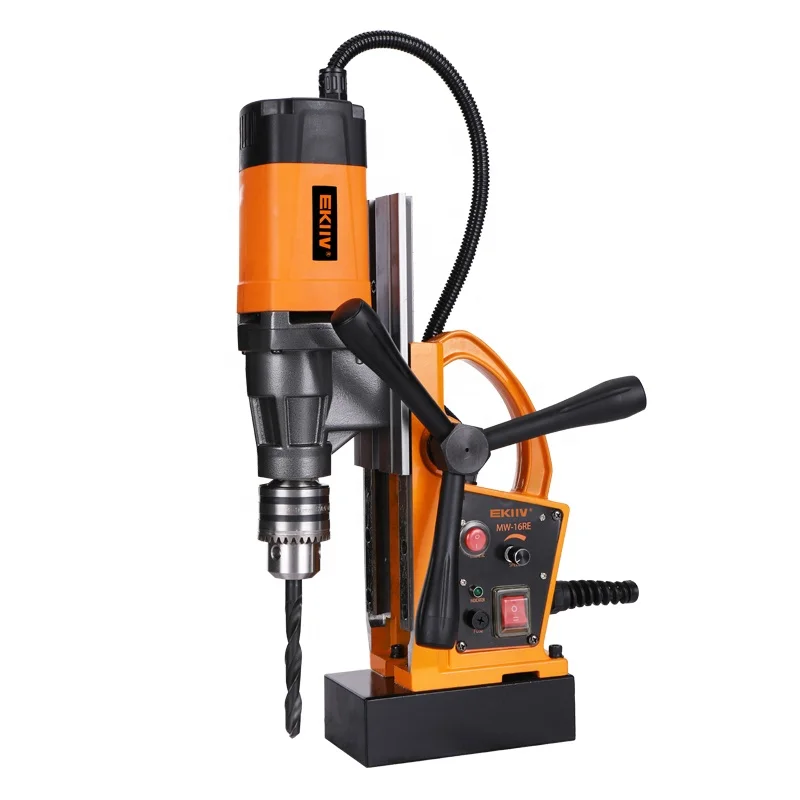 Professional MW-16RE Machine Magnetic Based Drills Soft Start Vertical Stabilization magnetic bench drill for sale