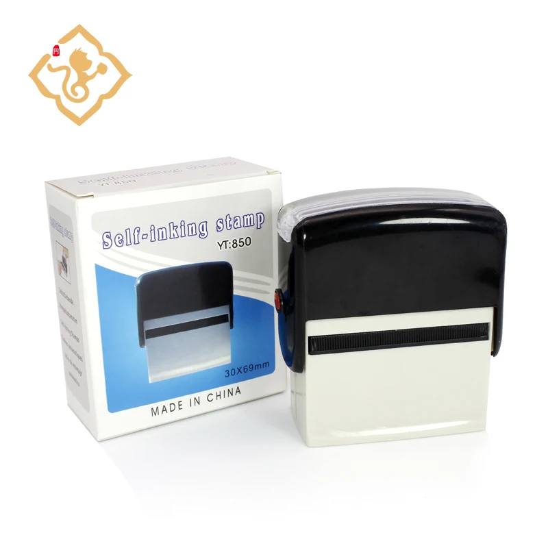 wholesale selfinking stamp set pre inked office self inking stamp for business