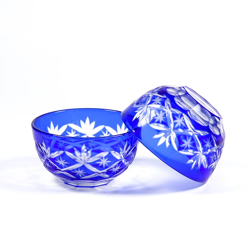  Набор из 2 предметов Kiriko Blue Shot Glasses Shochu Саке для